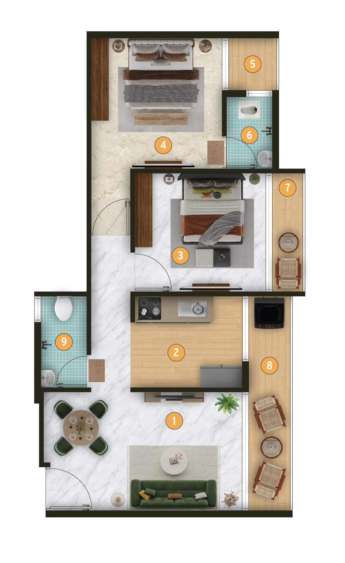 Unit Type 2 Floor Plan